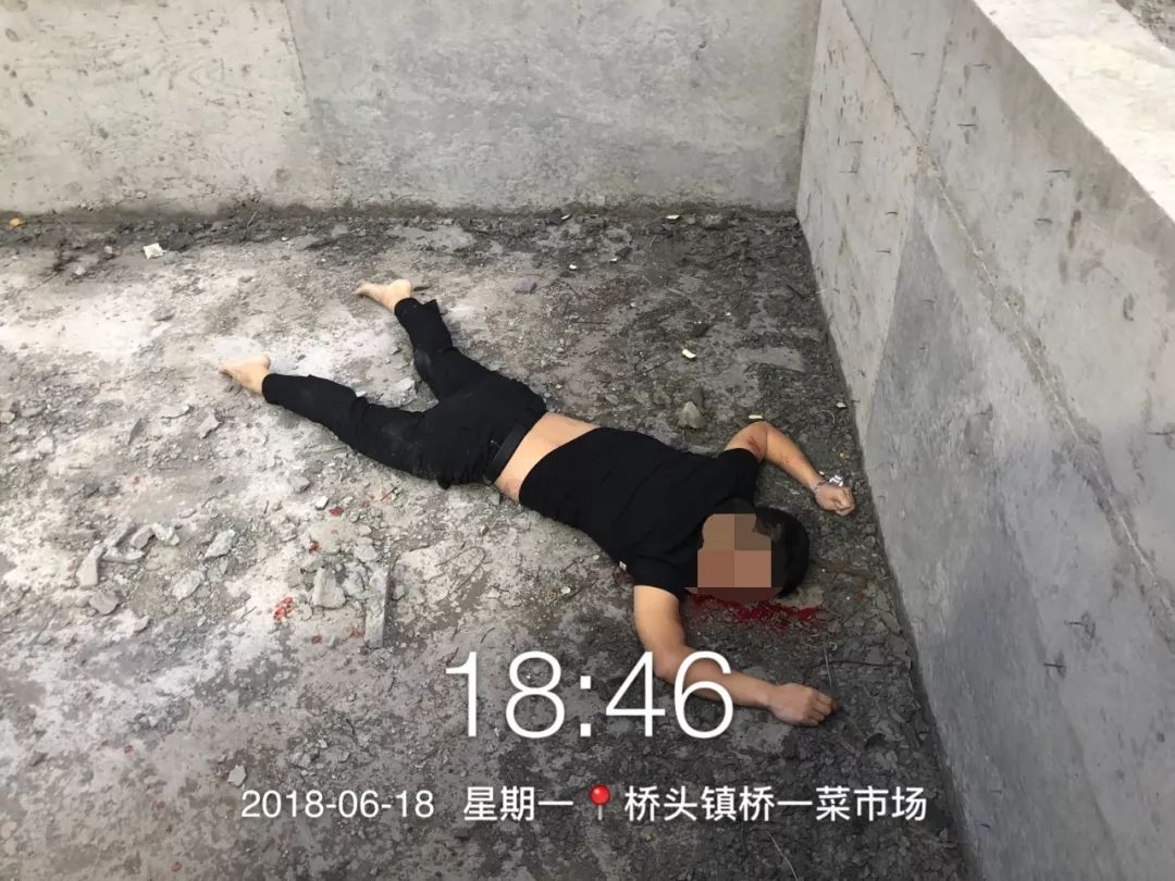 刚刚桥头桥一菜市场有人坠楼当场死亡