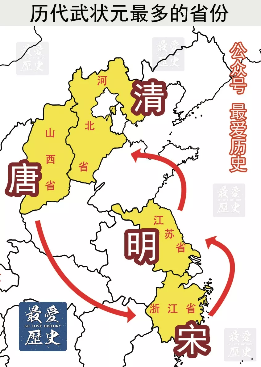 武状元地图：中国哪个省最能打？