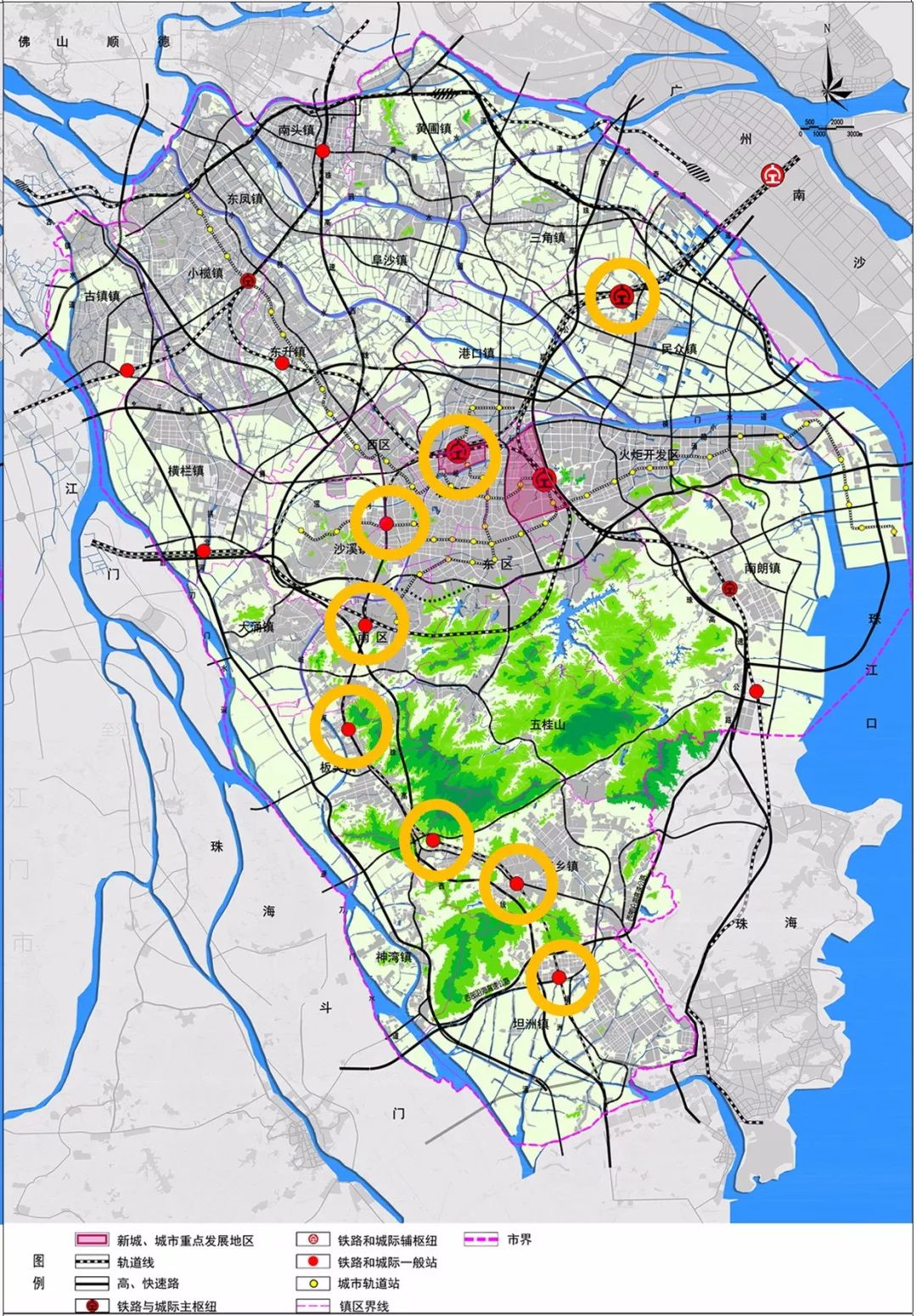 中山这个片区未来潜力剧增3大交通线路要经过这里