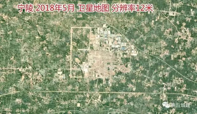 【2018年5月最新卫星地图】商丘 民权 睢县 柘城 宁陵