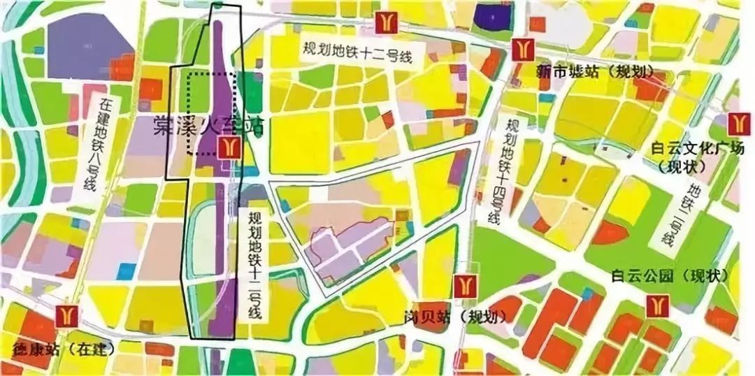 线路在棠溪和仑头站分别设置了双停车线和双折返线