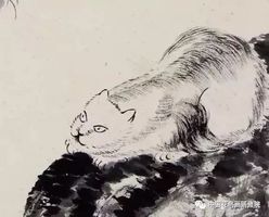 八大山人《猫》八大山人《猫》八大山人画中的两只孔雀,没有了寻常