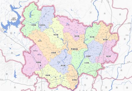 2 规划范围 城市规划区范围为全县域,县域即沂南县行政区范围,面积
