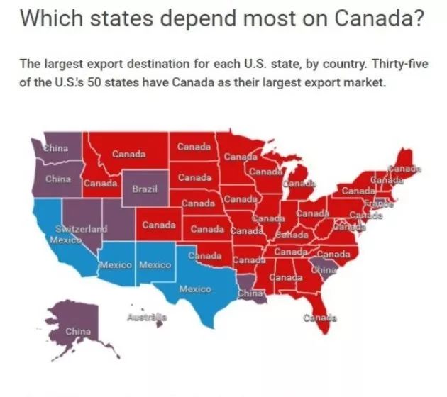 加拿大和美国的经济总量_美国和加拿大地图(3)