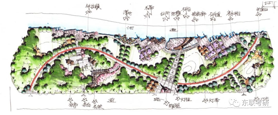 城市滨水公园是城市绿地系统的重要组成部分,其主要功能包括:生态