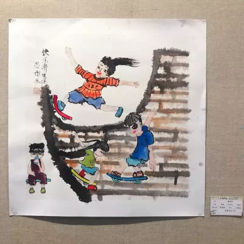 千人少儿书画即席挥毫大赛获奖作品