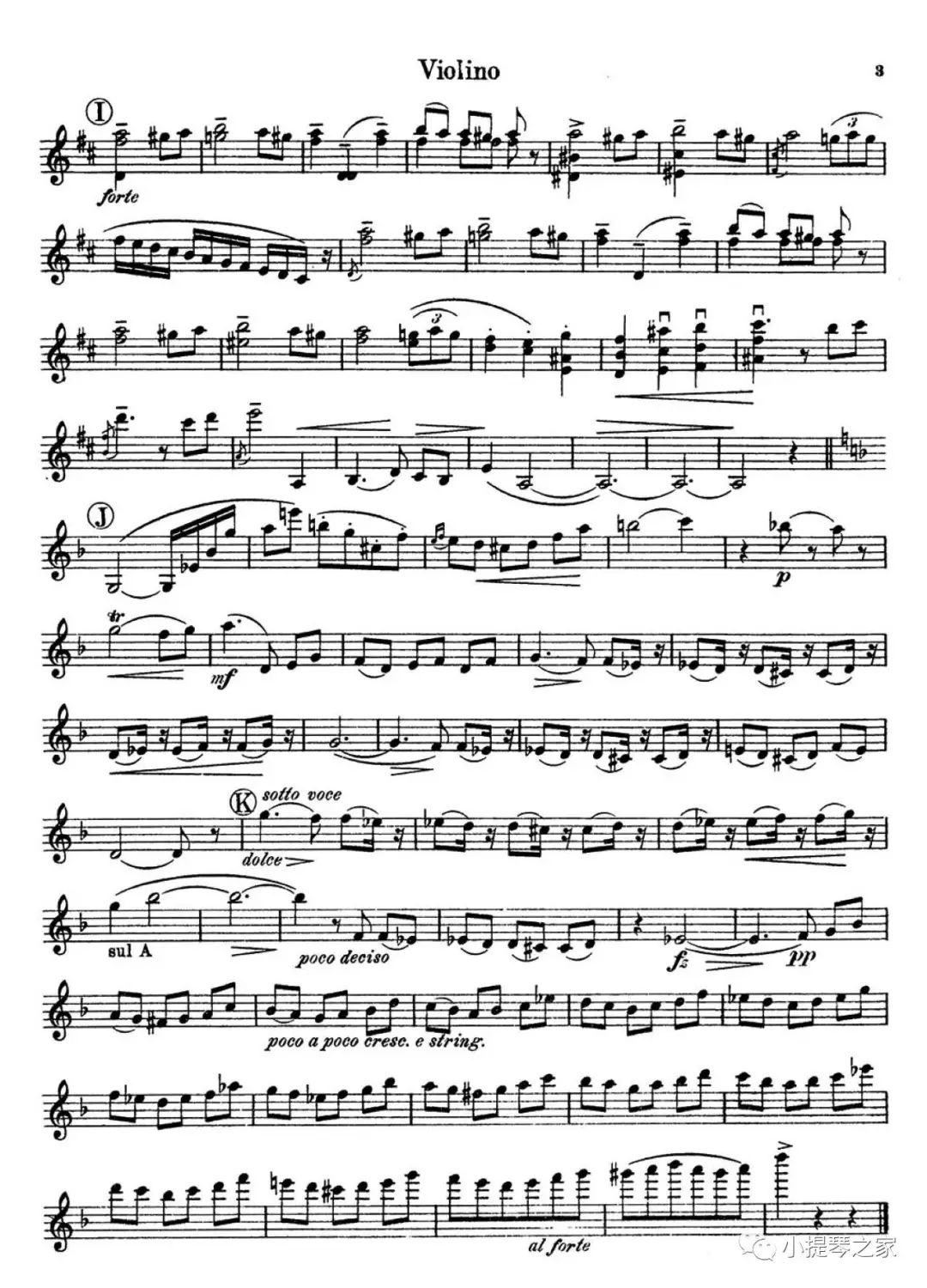 精雕细琢:西贝柳斯《幽默曲》附小提琴谱