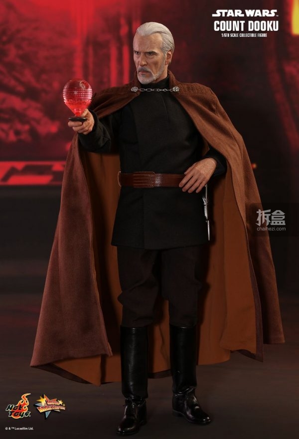 hottoys星球大战前传2克隆人的进攻尤达大师杜库伯爵16可动人偶