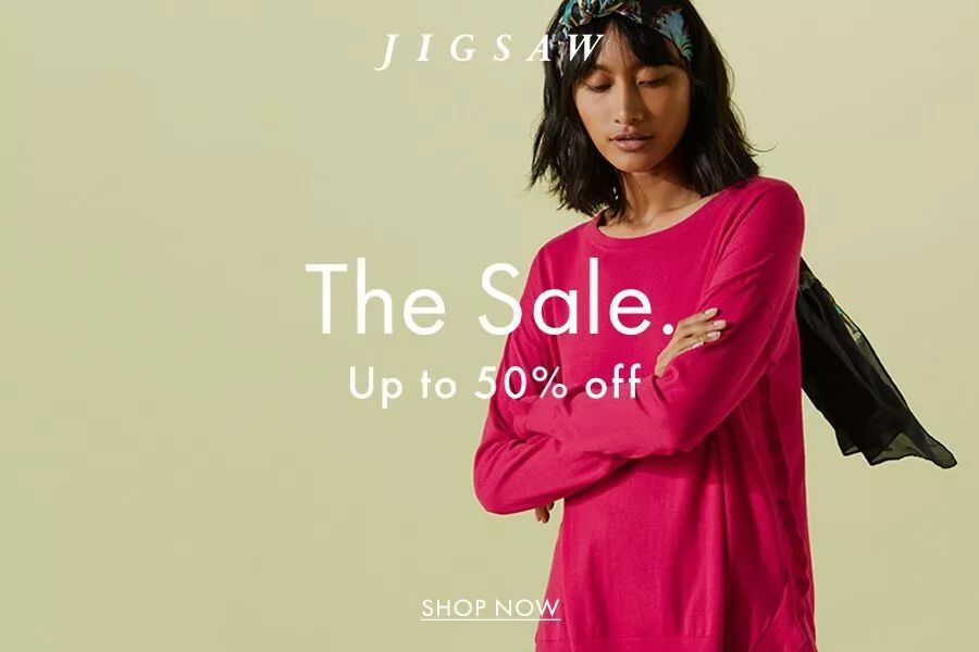 凯特王妃亲自盖章的英伦本土时尚Jigsaw，夏季折扣高达50%OFF已开始！