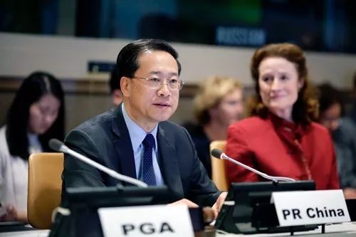 中国常驻联合国代表马朝旭致辞