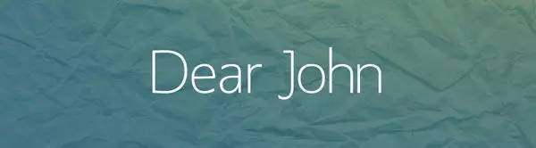 分手信dear johns01让你迅速变为"老司机"~几个有意思的俚语今天小沃