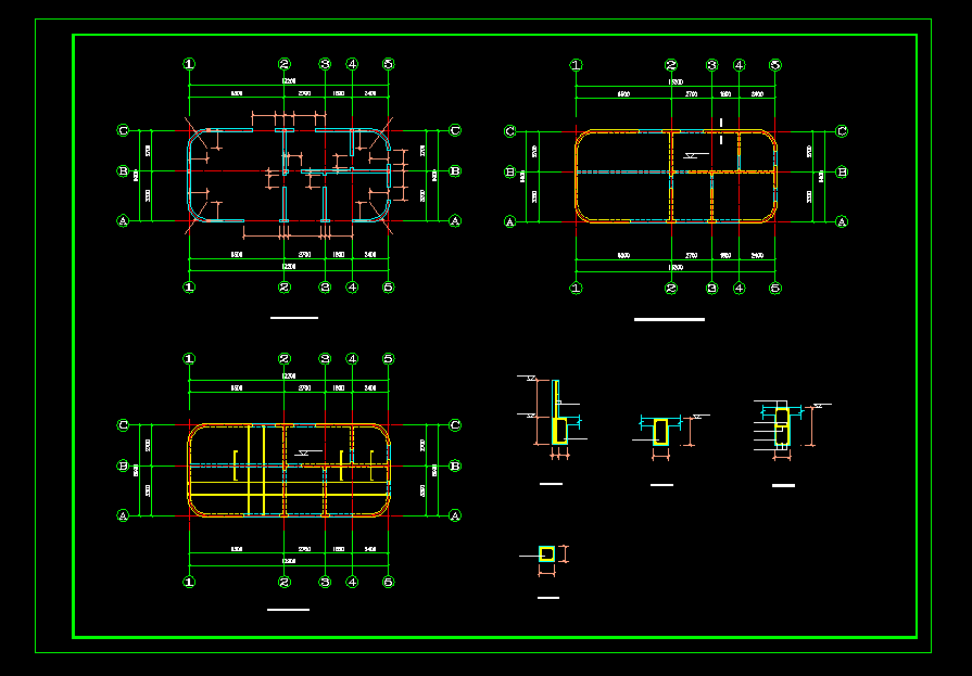 商业,酒店办公楼建筑cad图纸