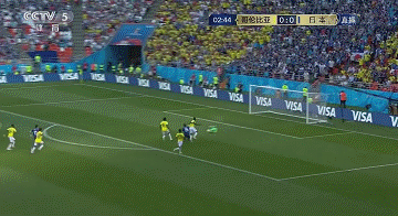 世界杯-开场176秒造点球 红牌 日本2-1擒哥伦比亚