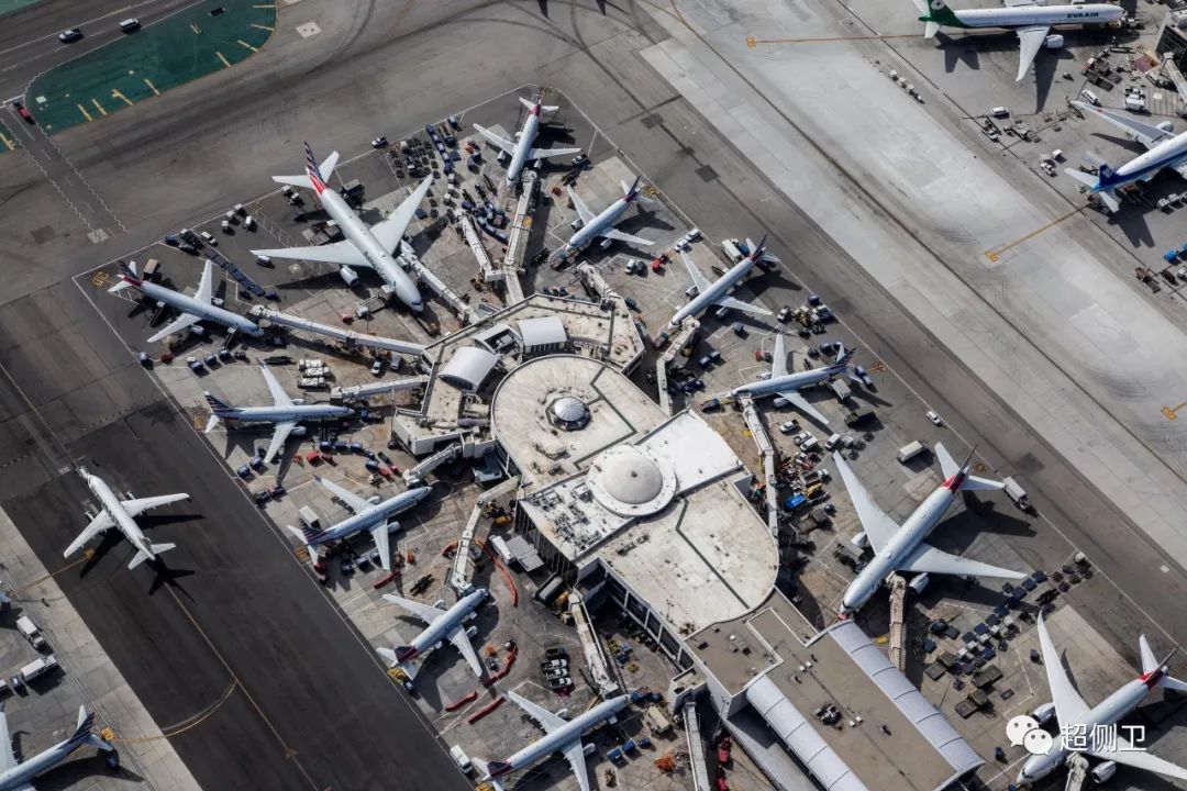 洛杉矶机场上空航拍:美国西部航空之旅(中)