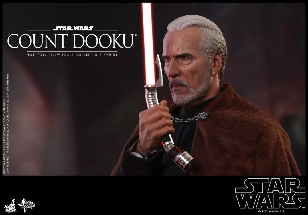 新品预定hottoys16星战前传二克隆人的进攻杜库伯爵mms495