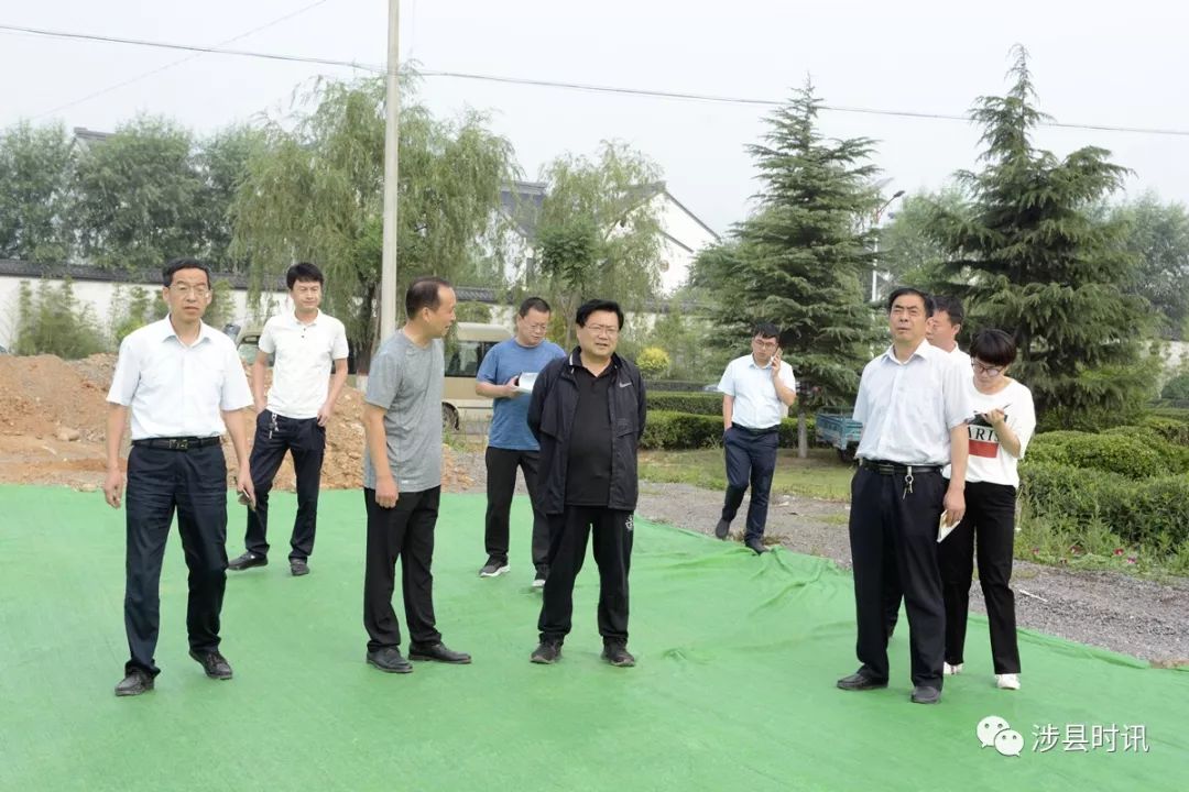 6月18日,涉县县委书记汪涛却带领县大督导组,县委督查室,环保等部门