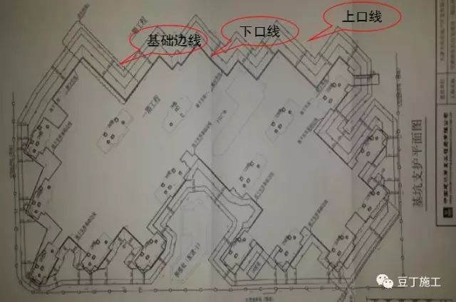 (1)土方开挖平面图1,土方开挖