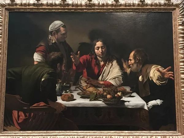 caravaggio《以马忤斯的晚餐》伦敦