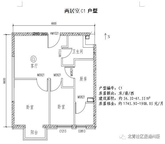 一千租一居,两千租两居!通州一下拿出3400多套公租房!