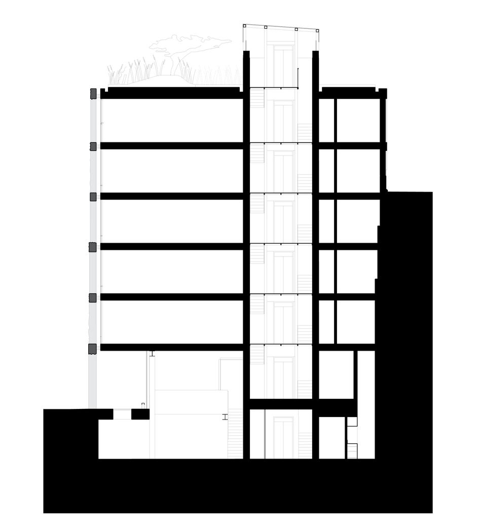 建筑剖面图,立面图