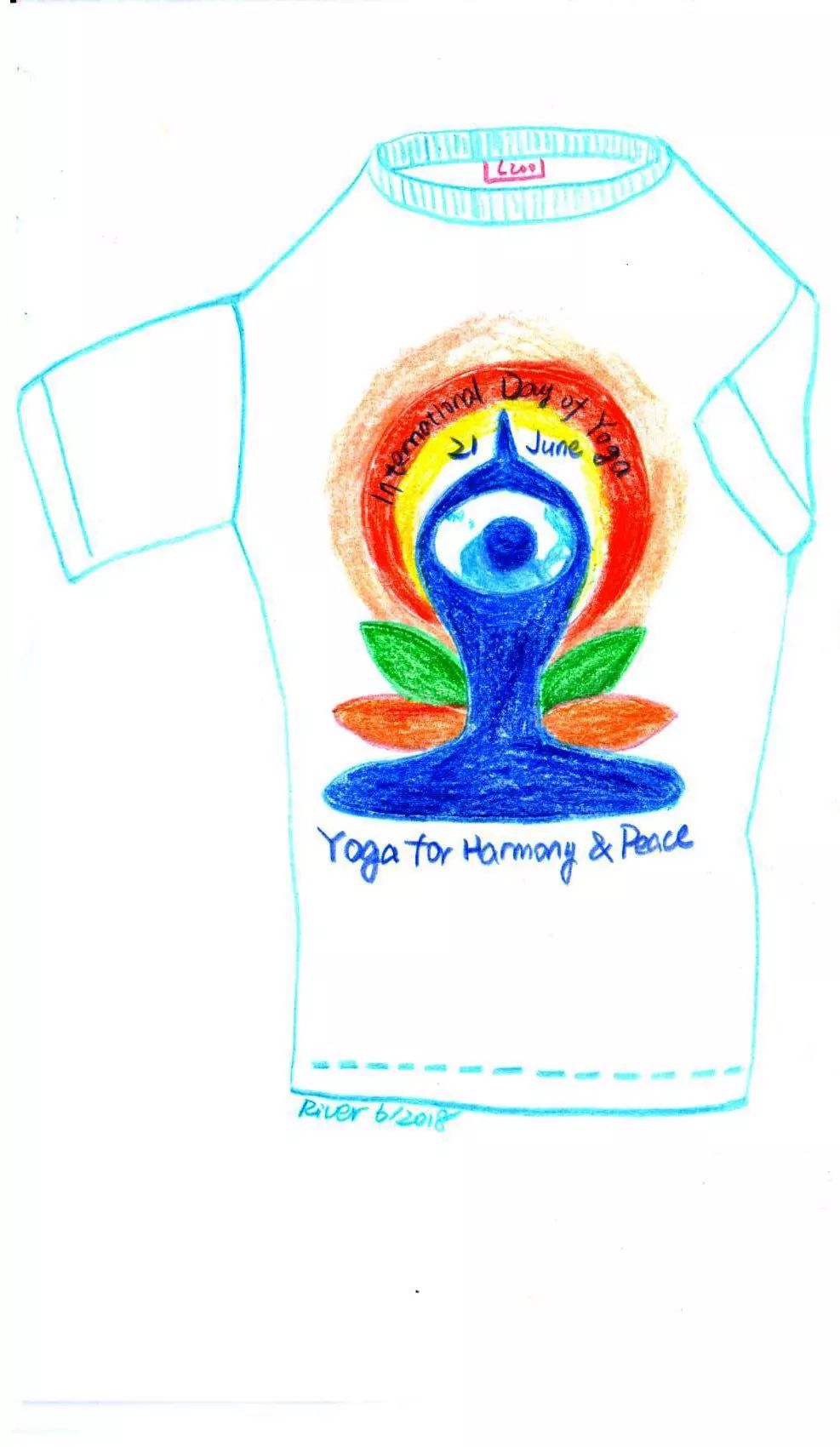 亚新体育手绘瑜伽：在国际瑜伽日一同探索“梵我合一”的意义(图5)