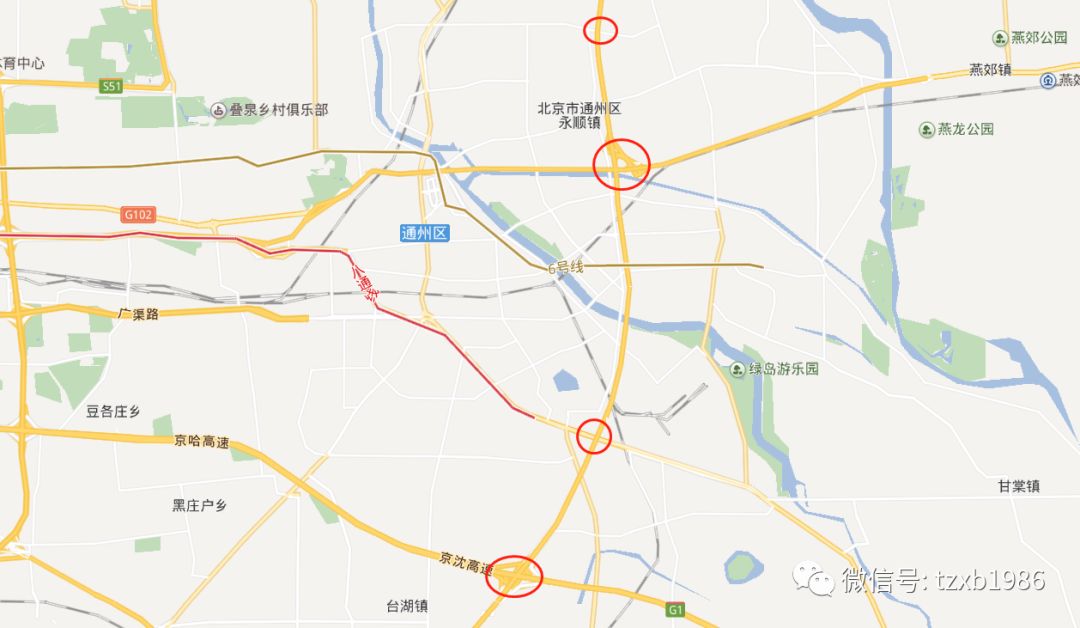 通州"东六环路入地"改造方案曝光!隧道长7.5公里!