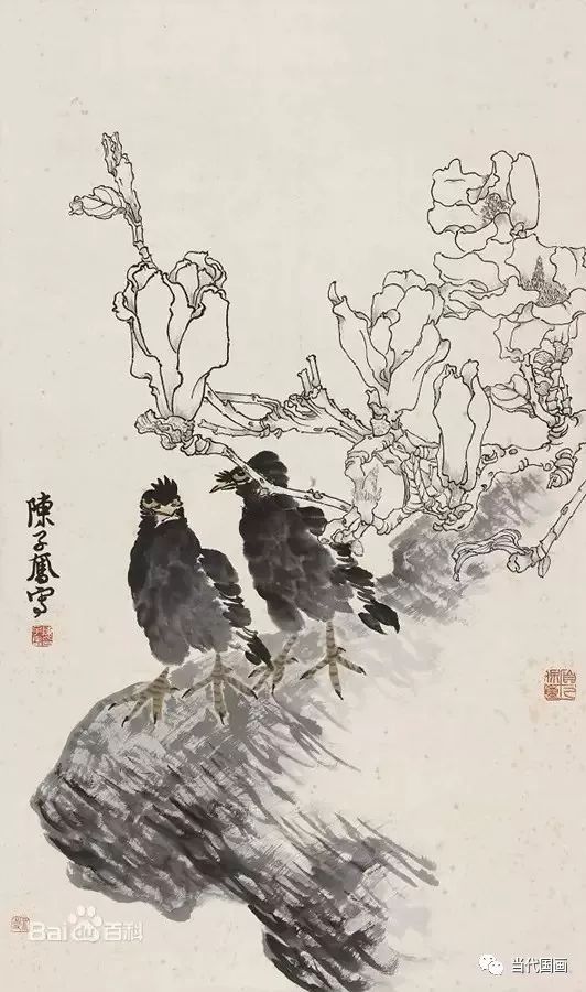 画印双绝陈子奋享誉中国画界的一代白描大师