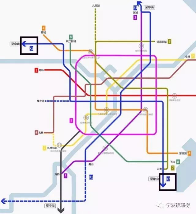 1号线,5号线,7号线,k2线,未来还会不会规划出更多的线……居于宁波