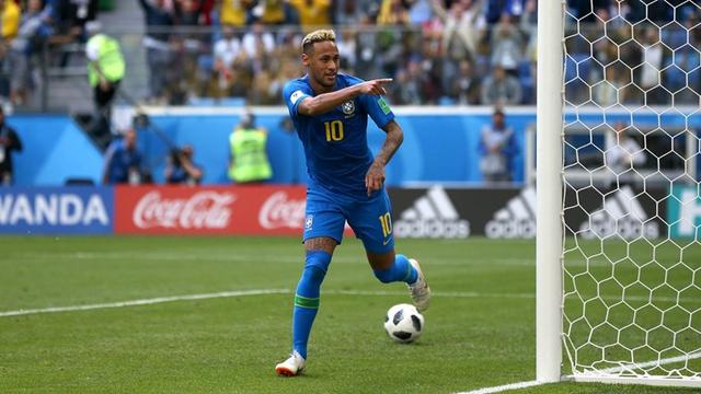 巴西世界杯总进球数追平德国并列第一 内马尔