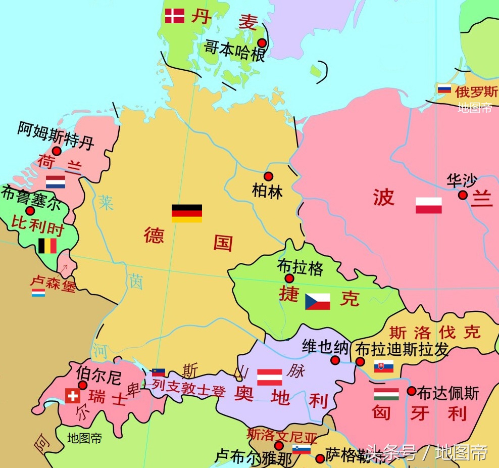 1/ 12 德国与比利时是邻国,国旗颜色相同,只是倒过来.