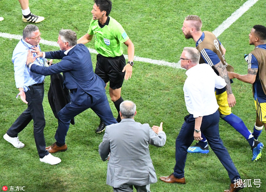 赢球输人?德国教练组赛后挑衅瑞典 双方爆发冲
