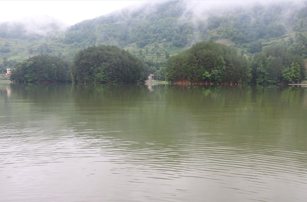 绥阳卧龙湖水上运动中心即将全面竣工