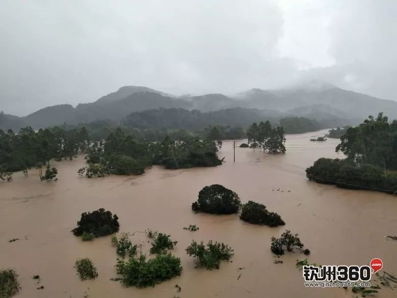 暴雨来袭!钦州多地已沦陷,钦州人顶住啊