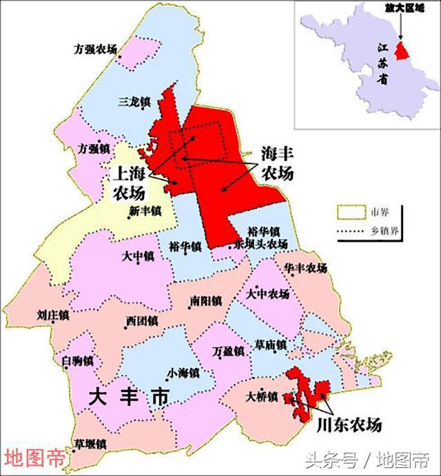 上海在江苏盐城有块飞地,面积是徐汇区的5倍多