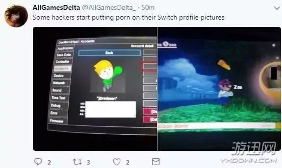 switch账号审核被突破?黑客竟把头像换成"果照"