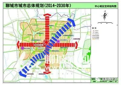 聊城市城市总体规划20142030年城乡空间布局最新解读看看东阿未来发展