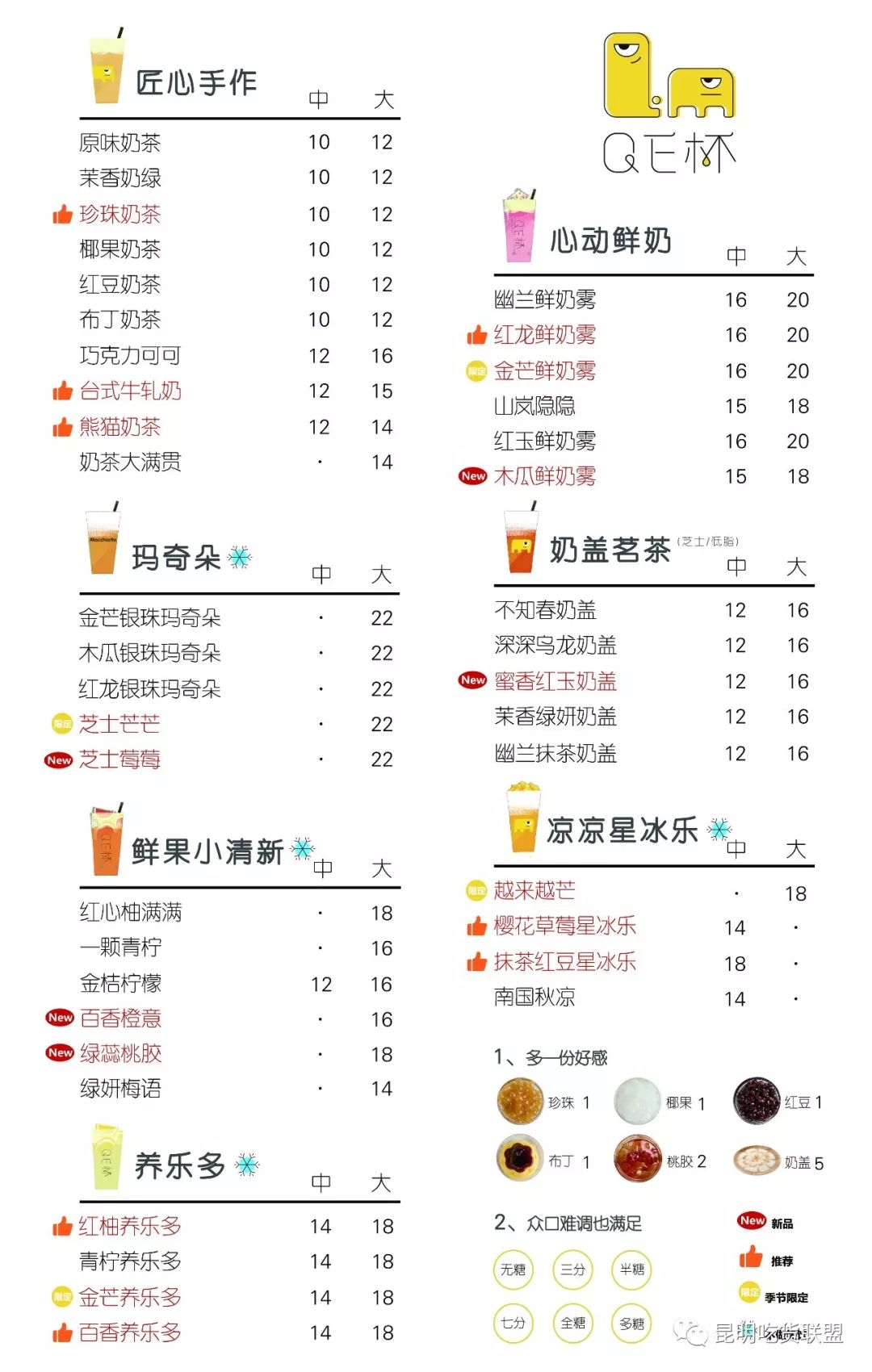 凭逆天性价比火爆魔都的网红奶茶,低调来到昆明,我找着去买了10杯牛轧