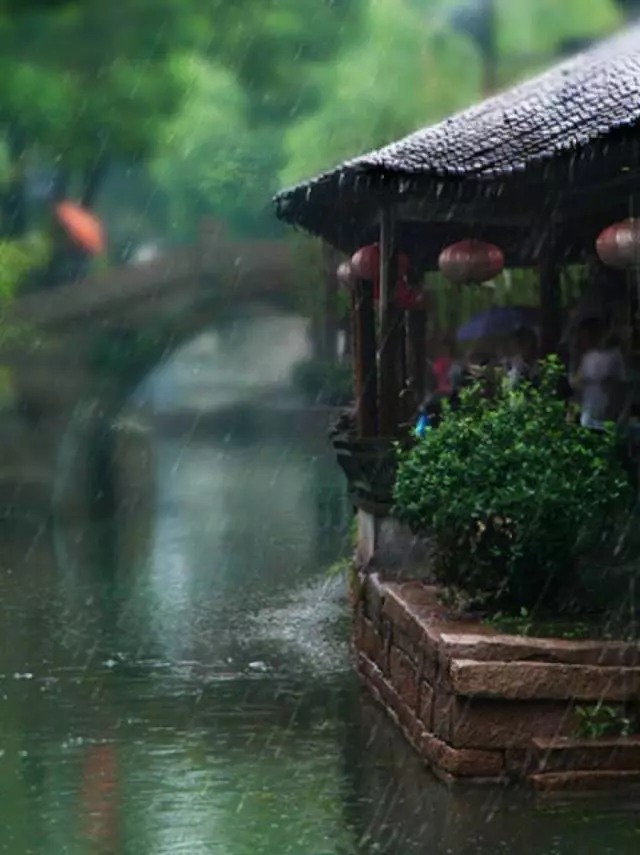 下雨遇上古诗词最美不过夏雨天