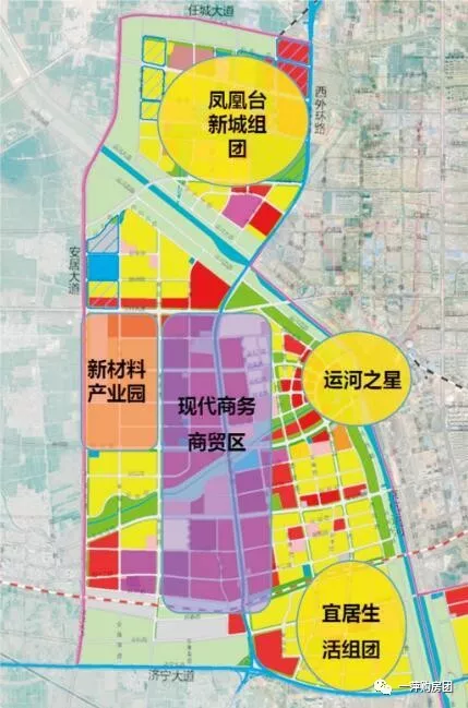 济宁运河新城,颜店新城2018-2021年重点建设