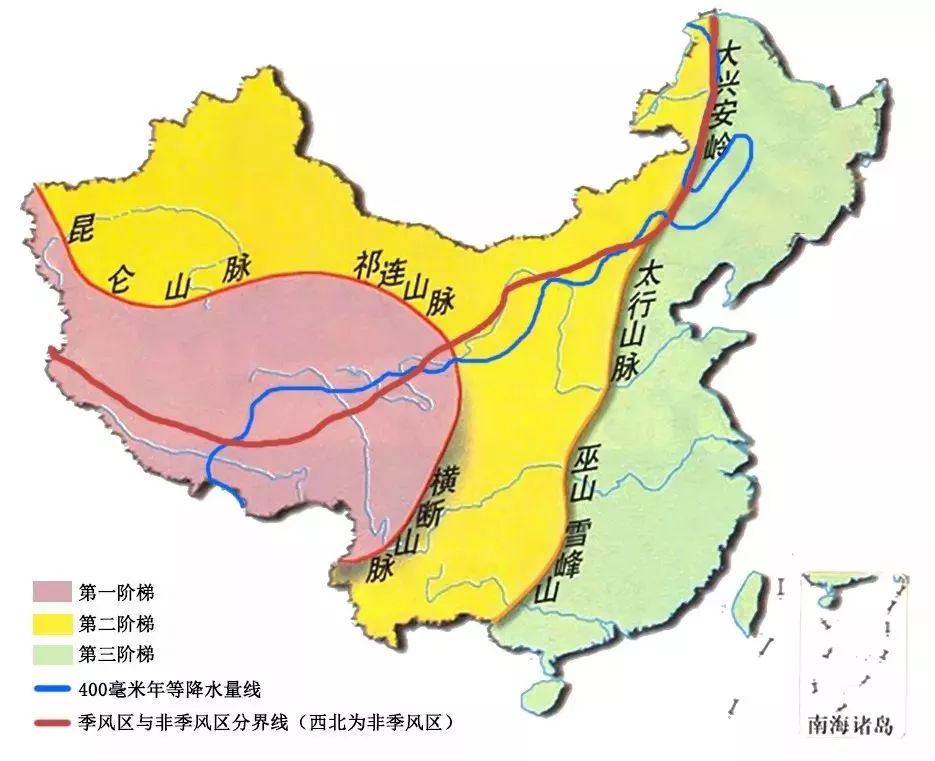 南合阴山与燕山,大兴安岭在中国版图上占据着十分特殊的地理位置.图片