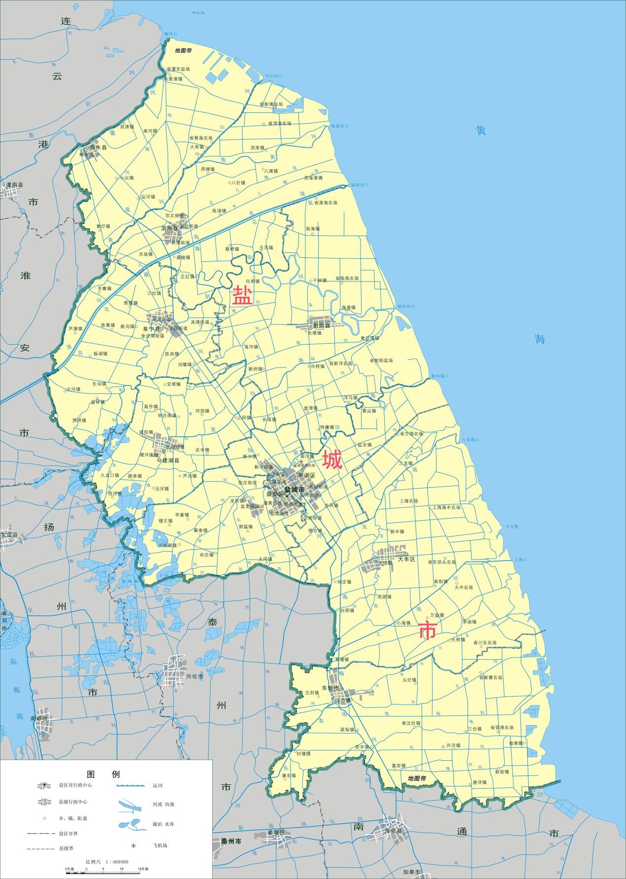上海在江苏盐城有块飞地,面积是徐汇区的5倍多