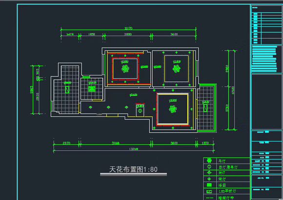 cad立面索引图