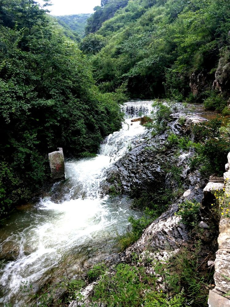 济南近郊游,大雨后,章丘三王峪景区避暑的最好时机到来