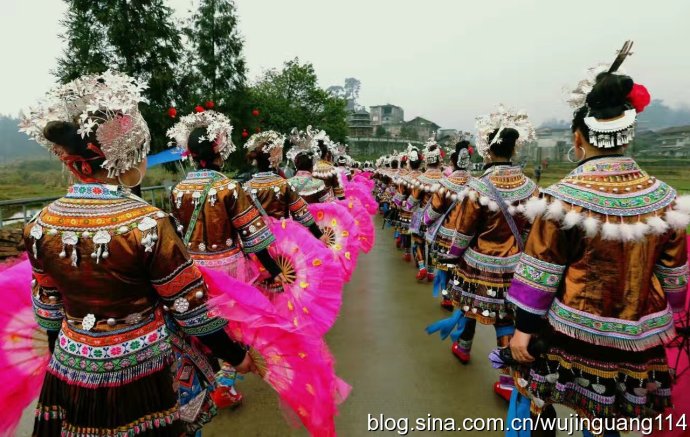 实拍贵州苗族的盛大节日图