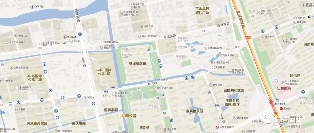 长江西路,小区周边有165路,719路,宝山20路等多条公交线路,另靠近轨道