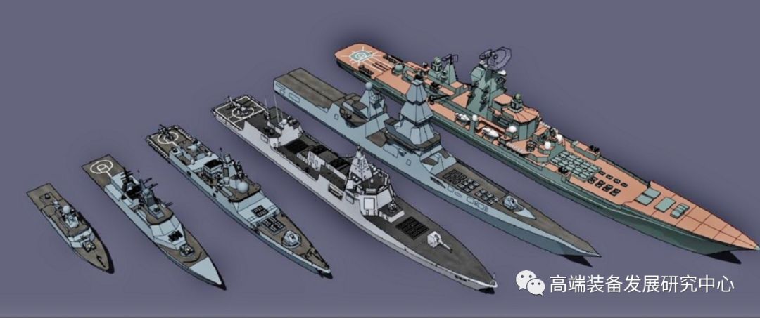 我国055驱逐舰,俄罗斯项目23560 lider级驱逐舰,苏联项目11442m 基