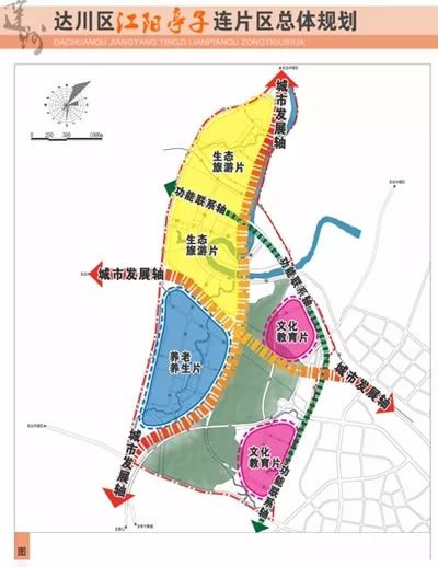 达川区4个区域连片总体规划出炉,未来将会大变样!