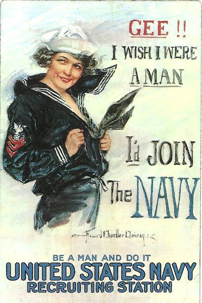 二战美国陆军护士部队征兵海报.