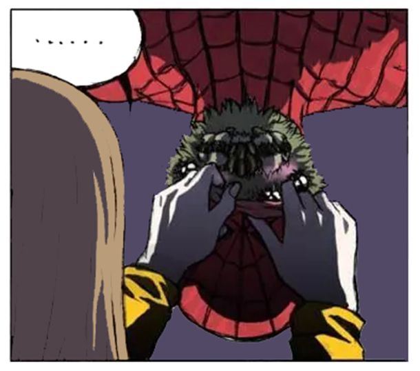 恶搞漫画:蜘蛛侠的变异脸