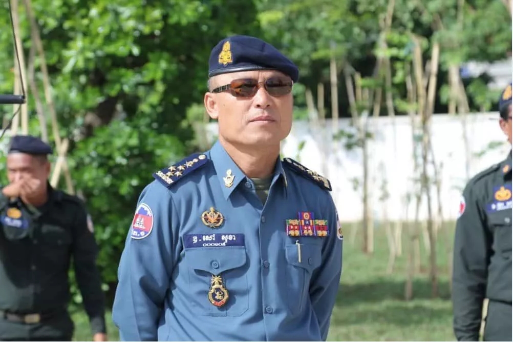 柬埔寨全国宪兵司令邵速卡将出任王家军代总司令